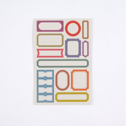 Hobonichi - TSUKI no IRO: Sticker Set - Schedule
