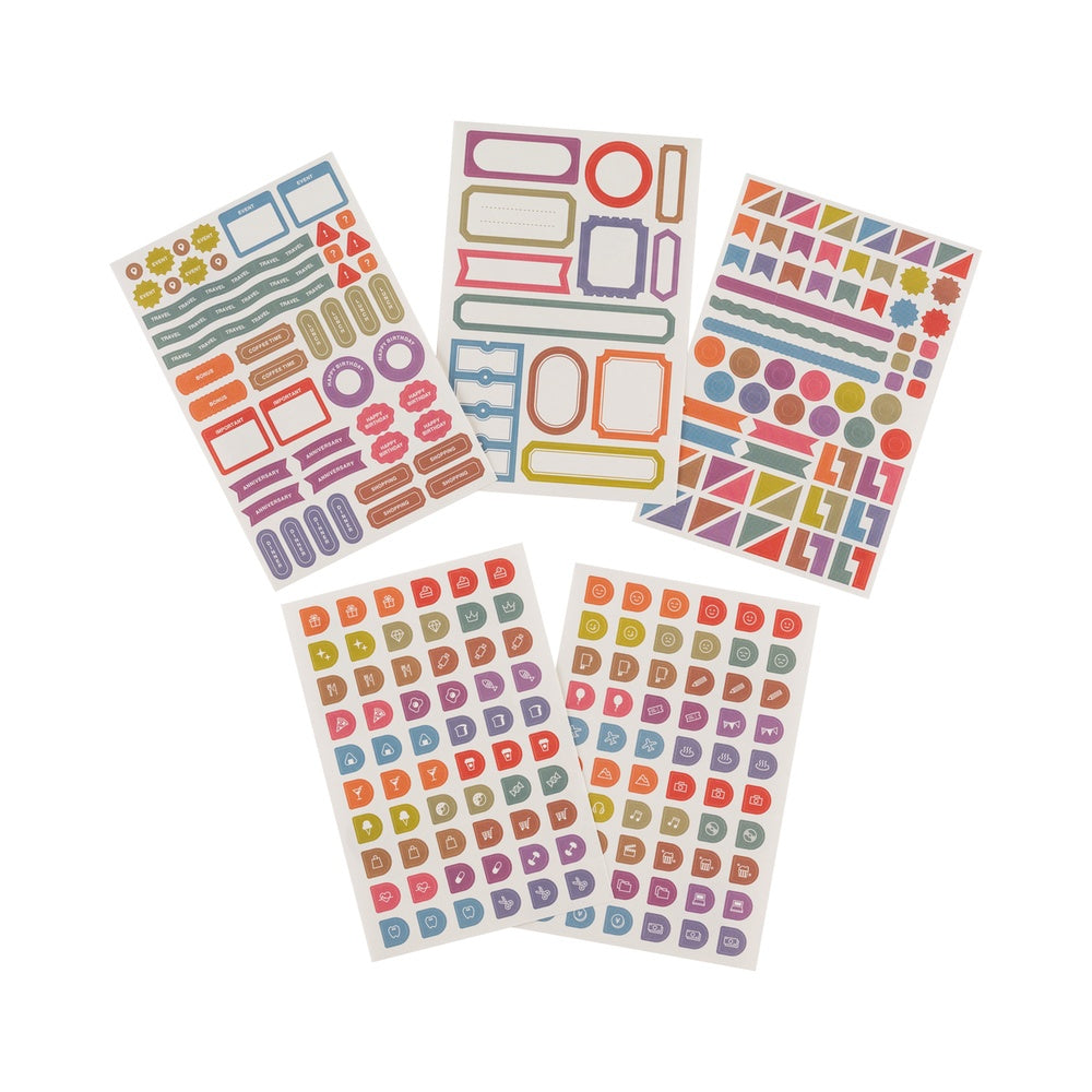 Hobonichi - TSUKI no IRO: Sticker Set - Schedule