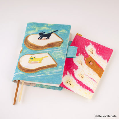 Hobonichi A6 Pencil Board - Keiko Shibata: Upwind Alpacas