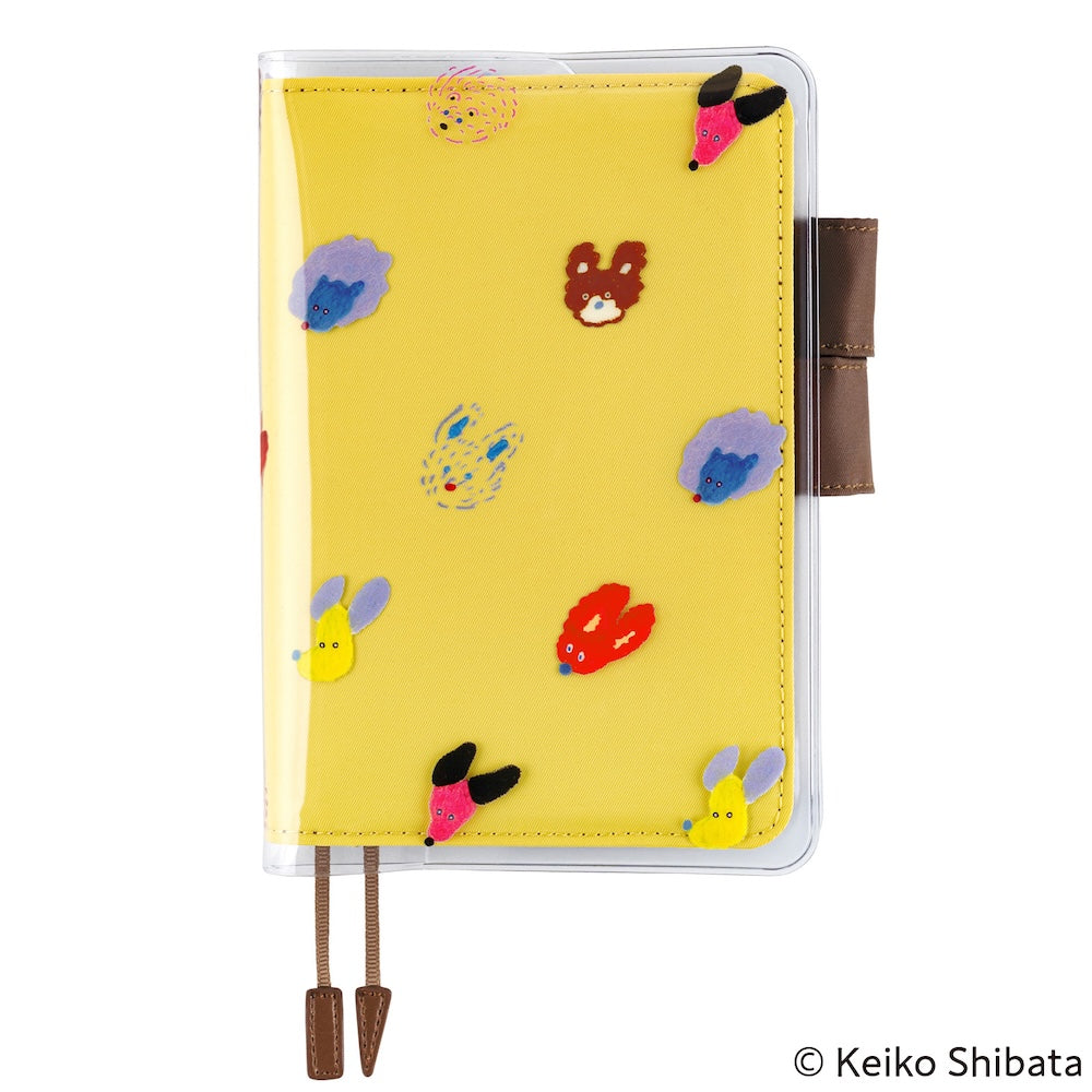 Hobonichi Clear Cover - Keiko Shibata: Dog Ears Fluttering in the Wind