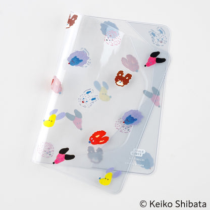 Hobonichi Clear Cover - Keiko Shibata: Dog Ears Fluttering in the Wind