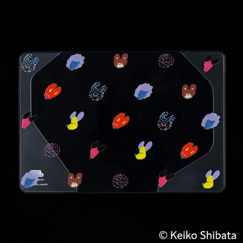 Hobonichi Clear Cover - Keiko Shibata: Dog Ears Fluttering in the Wind