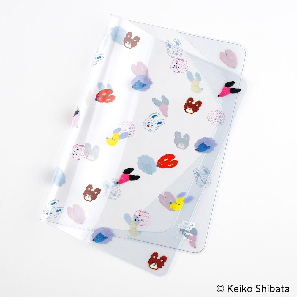 Hobonichi Clear Cover - Keiko Shibata: Dog Ears Fluttering in the Wind