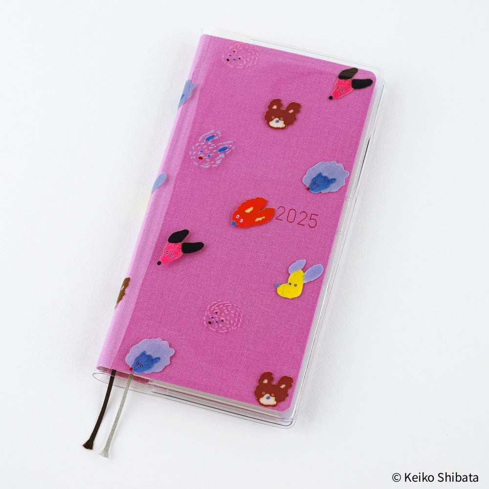 Hobonichi Clear Cover - Keiko Shibata: Dog Ears Fluttering in the Wind