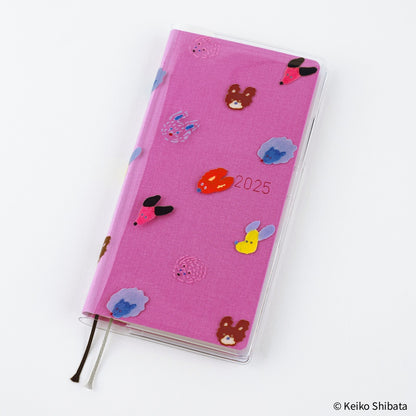 Hobonichi Clear Cover - Keiko Shibata: Dog Ears Fluttering in the Wind