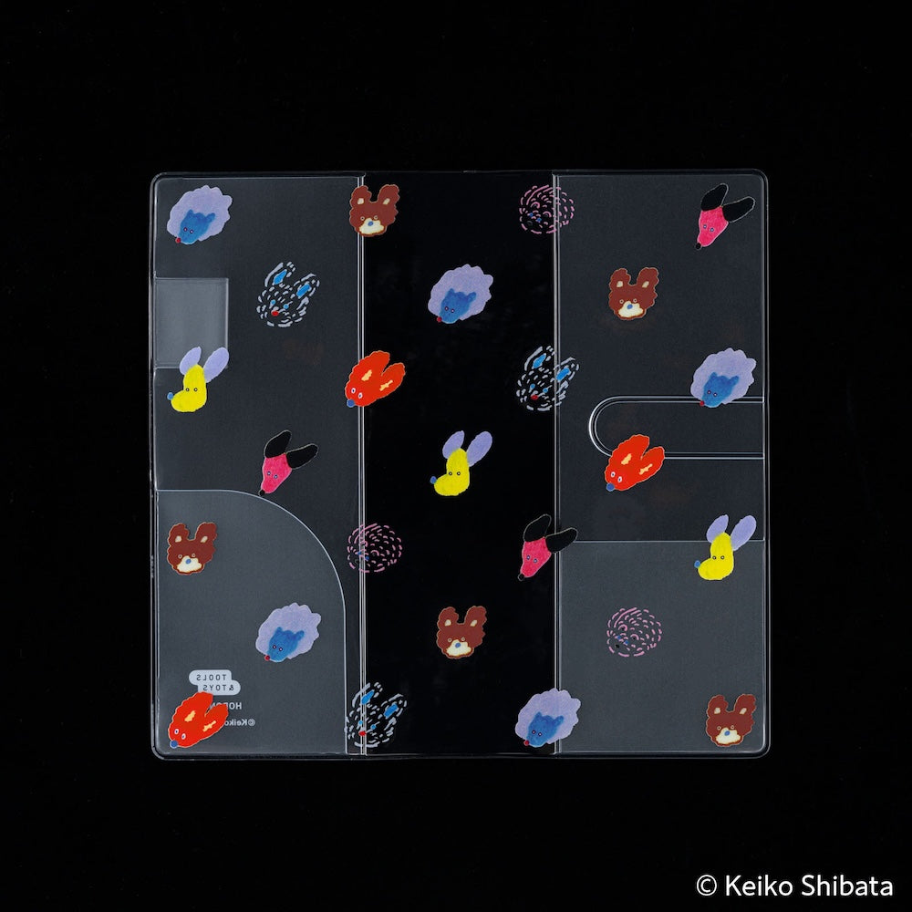 Hobonichi Clear Cover - Keiko Shibata: Dog Ears Fluttering in the Wind