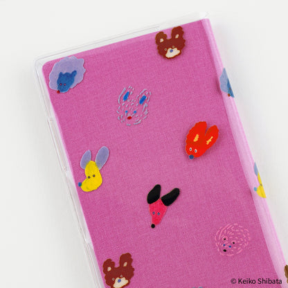 Hobonichi Clear Cover - Keiko Shibata: Dog Ears Fluttering in the Wind