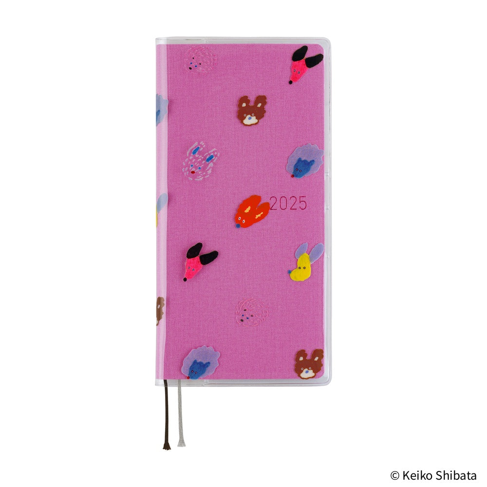 Hobonichi Clear Cover - Keiko Shibata: Dog Ears Fluttering in the Wind