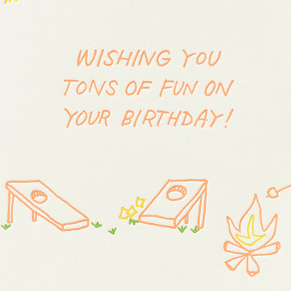 Shorthand Press - Letterpress Greeting Card - Tons Of Fun Birthday