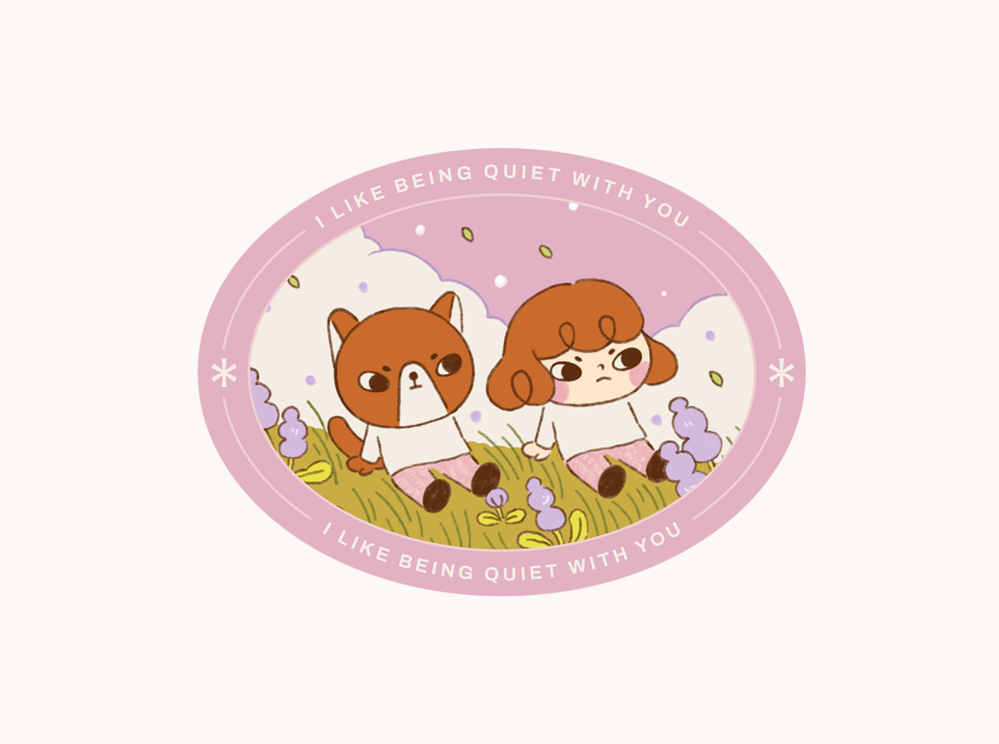 Lovesoup Sticker - Quiet With You