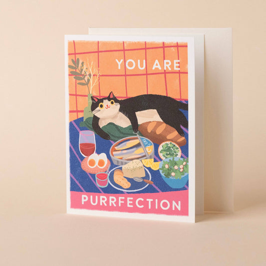 Kayan Pepper Co. - You Are Purrfection - Greeting Card