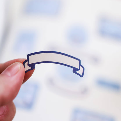 Thousand Skies - Kiss Cut Paper Roll Labels - Sparkles and Clouds