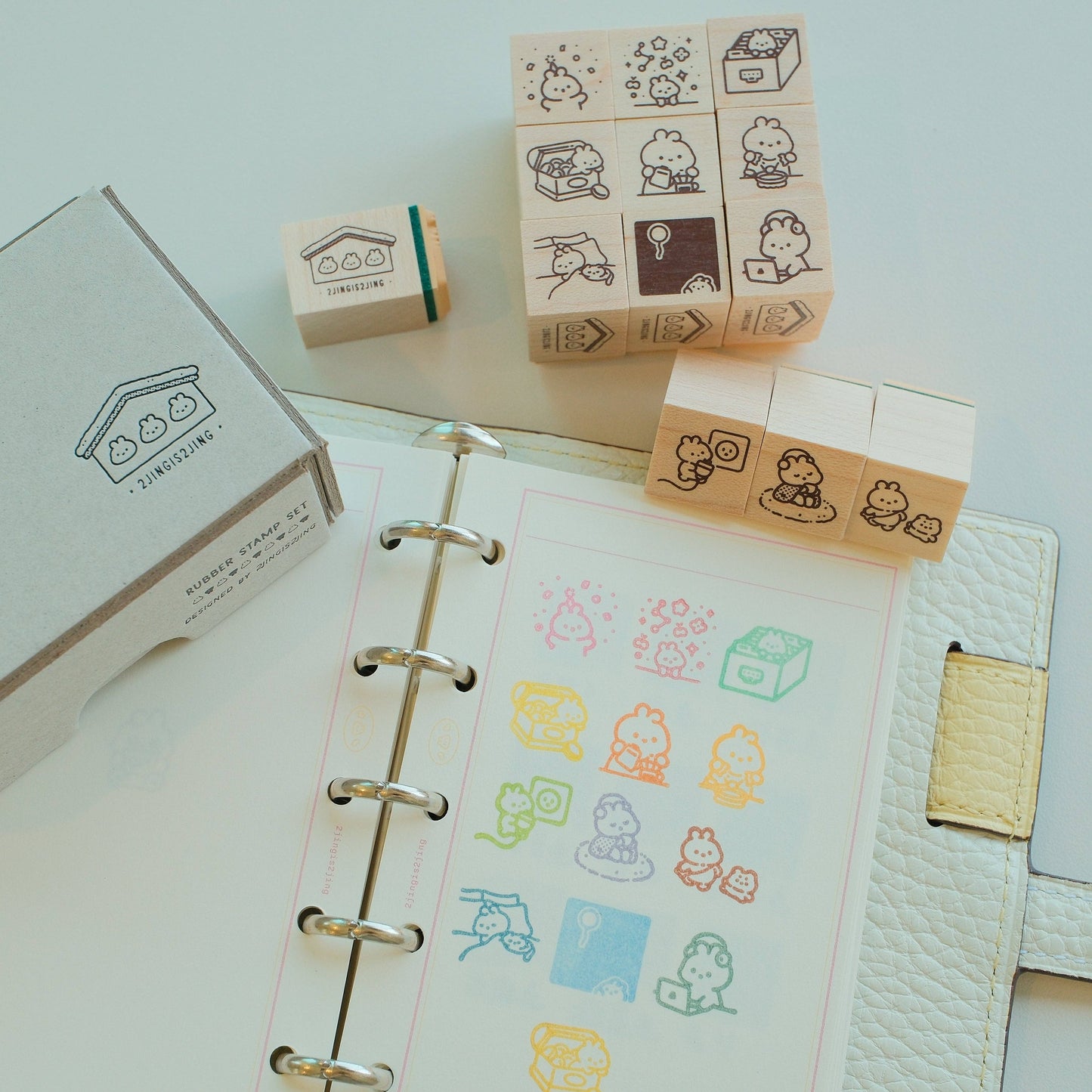 2jingis2jing - Living Softly Rubber Stamp – Vol.2