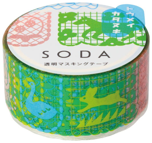 SODA Transparent Masking Tape - Papercut