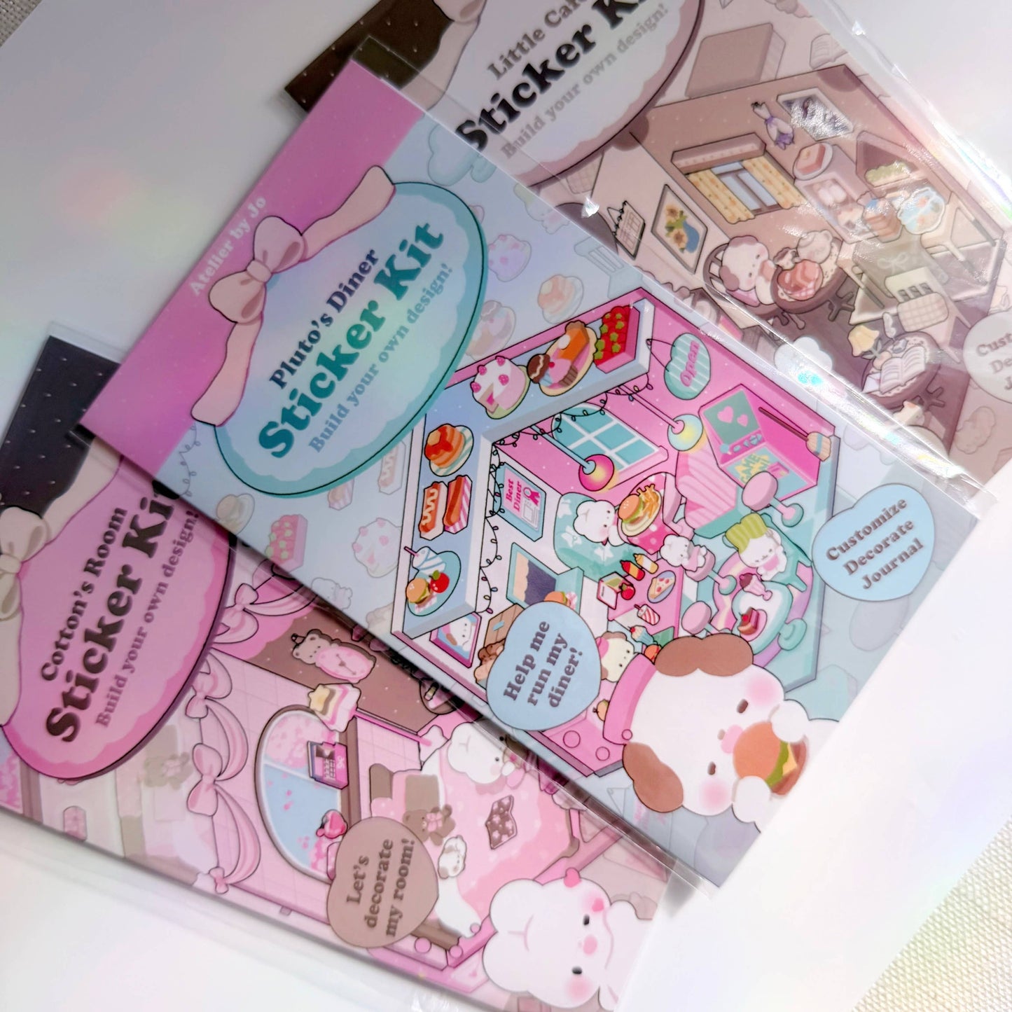 Atelier by Jo - Build-Your-Own 3D Scene Sticker Kits