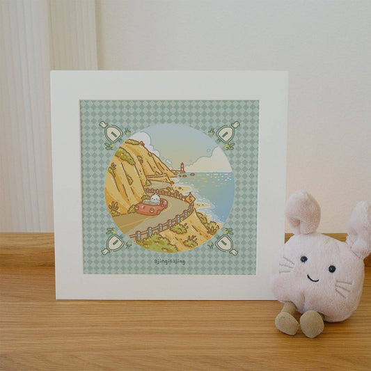 2jingis2jing - Art Print - The Romance of Route 1