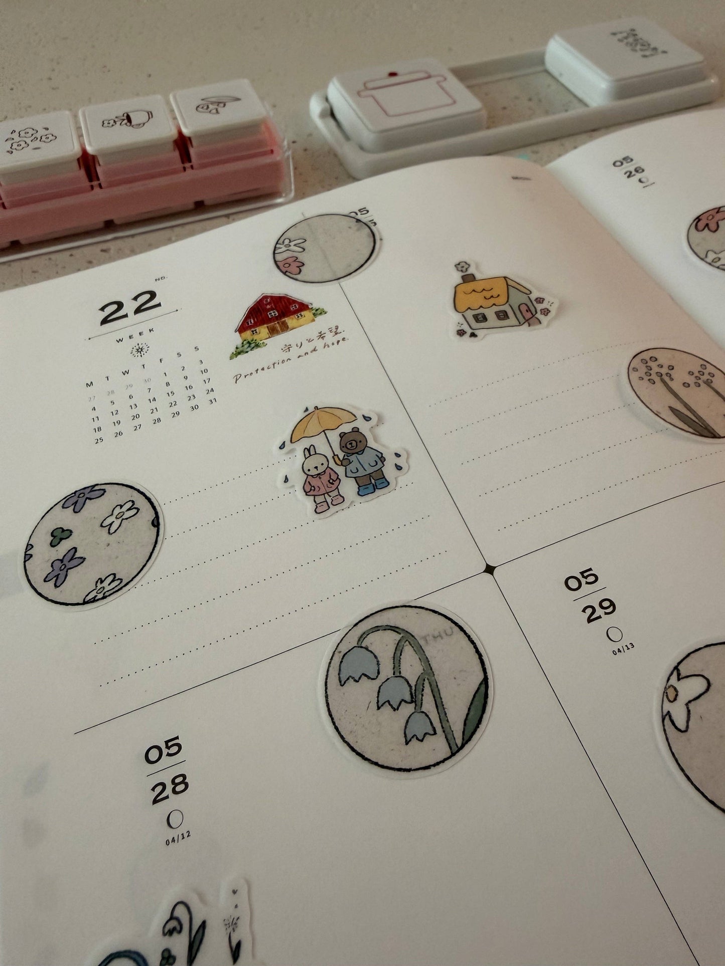 dana ate oatmeal! - Gardening Washi Flake Stickers