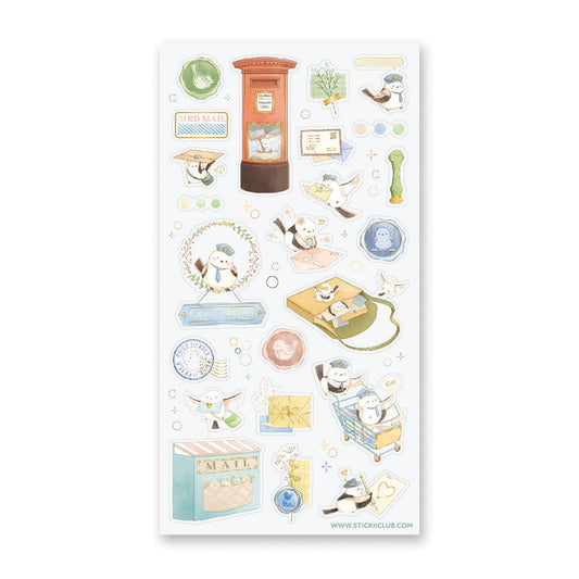 STICKII - Sticker Sheet - Birb Post
