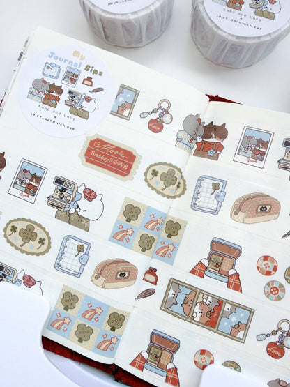 Kuboandlucy x Idiot Sandwich Washi Tape - My Journal Sips - Polaroid