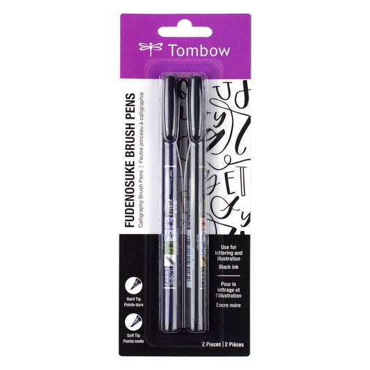 Tombow - Fudenosuke Calligraphy Brush Pen Set