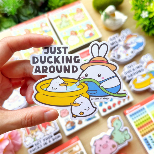 SumLilThings - Just Ducking Around Vinyl Sticker