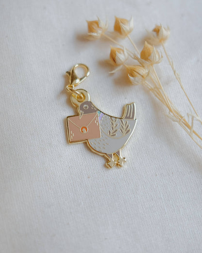 Justine Gilbuena - Notebook Charm - Pigeon Snail Mail