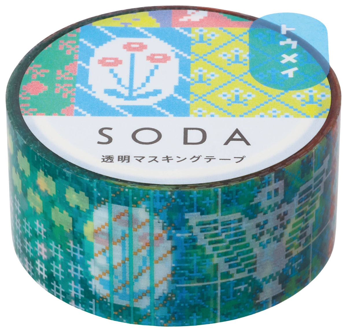 SODA Transparent Masking Tape - Retro