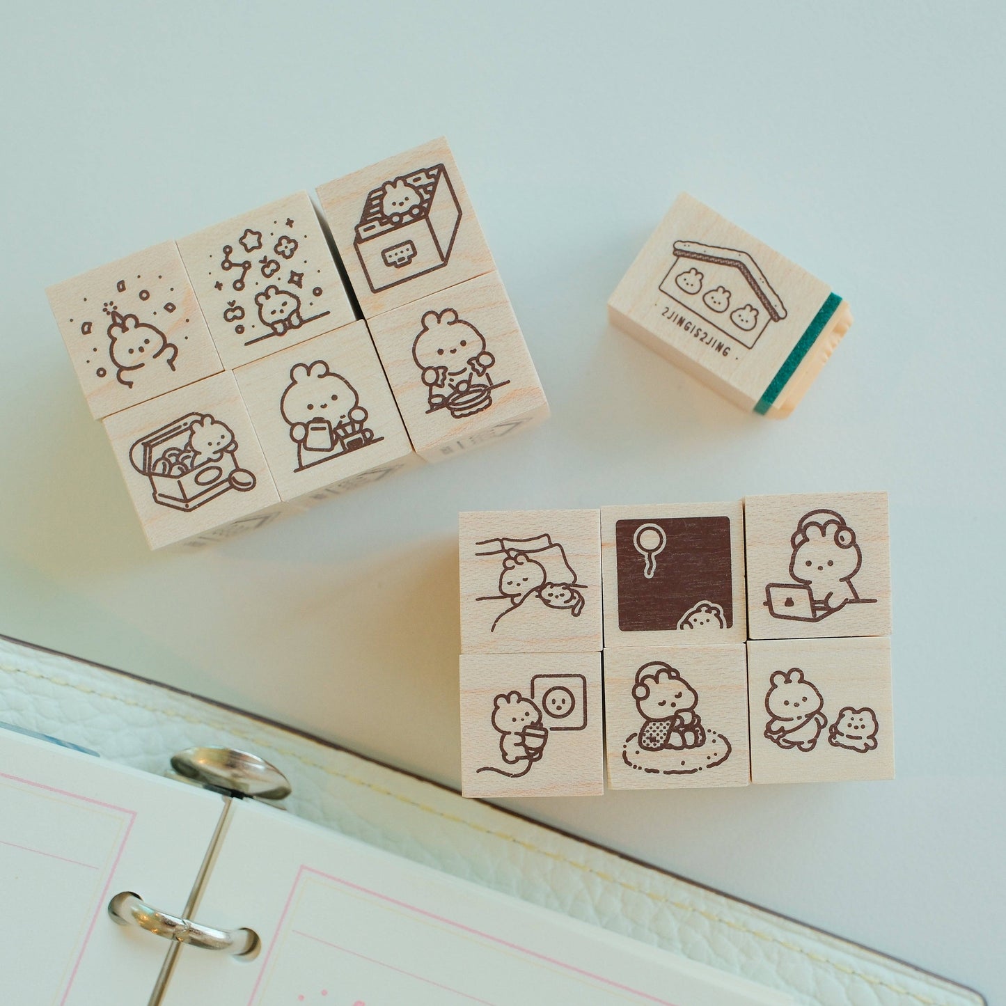 2jingis2jing - Living Softly Rubber Stamp – Vol.2