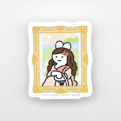 The Chubby Bunny Brand - The Mona Lisa Vinyl Sticker