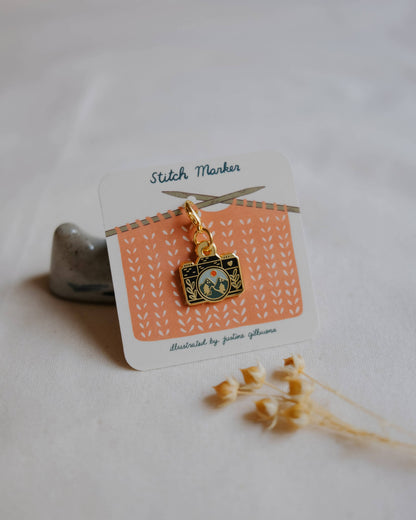 Justine Gilbuena - Stitch Marker - Camera