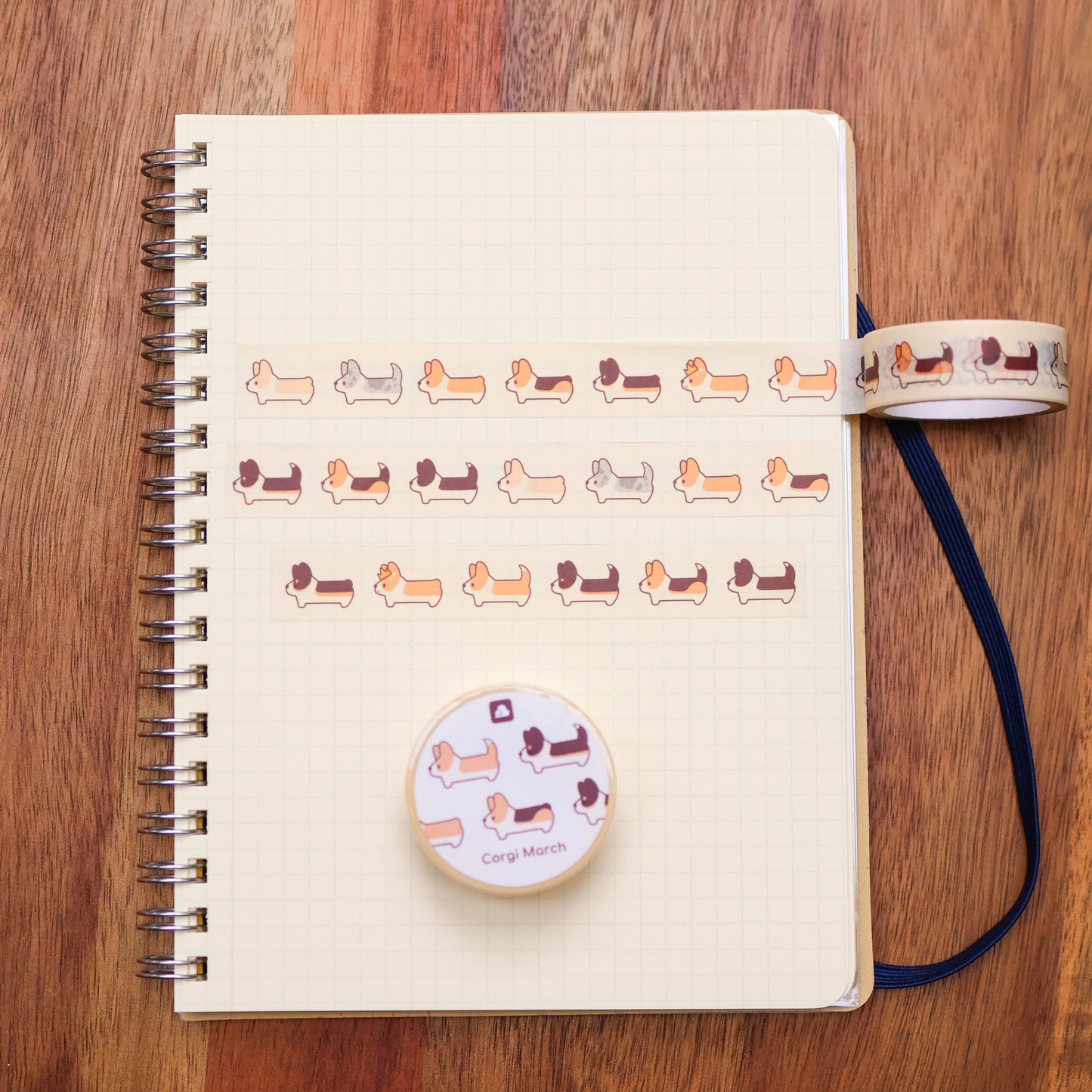Thousand Skies - Washi Tape - Corgi March