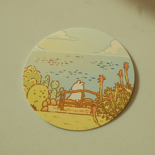 2jingis2jing - Die Cut Sticker - California Series - Laguna Beach