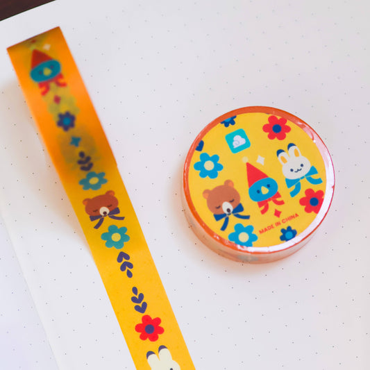 Thousand Skies - Washi Tape - Bear, Rabbit, and Blue Bird