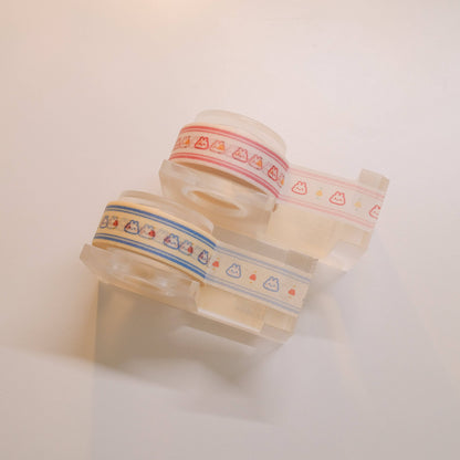2jingis2jing - Vintage Bunnie Washi Tape - Bunny Strip - Pink