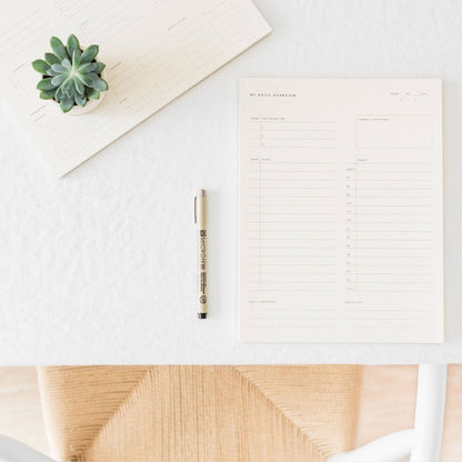 Ramona & Ruth - Daily Overview Notepad