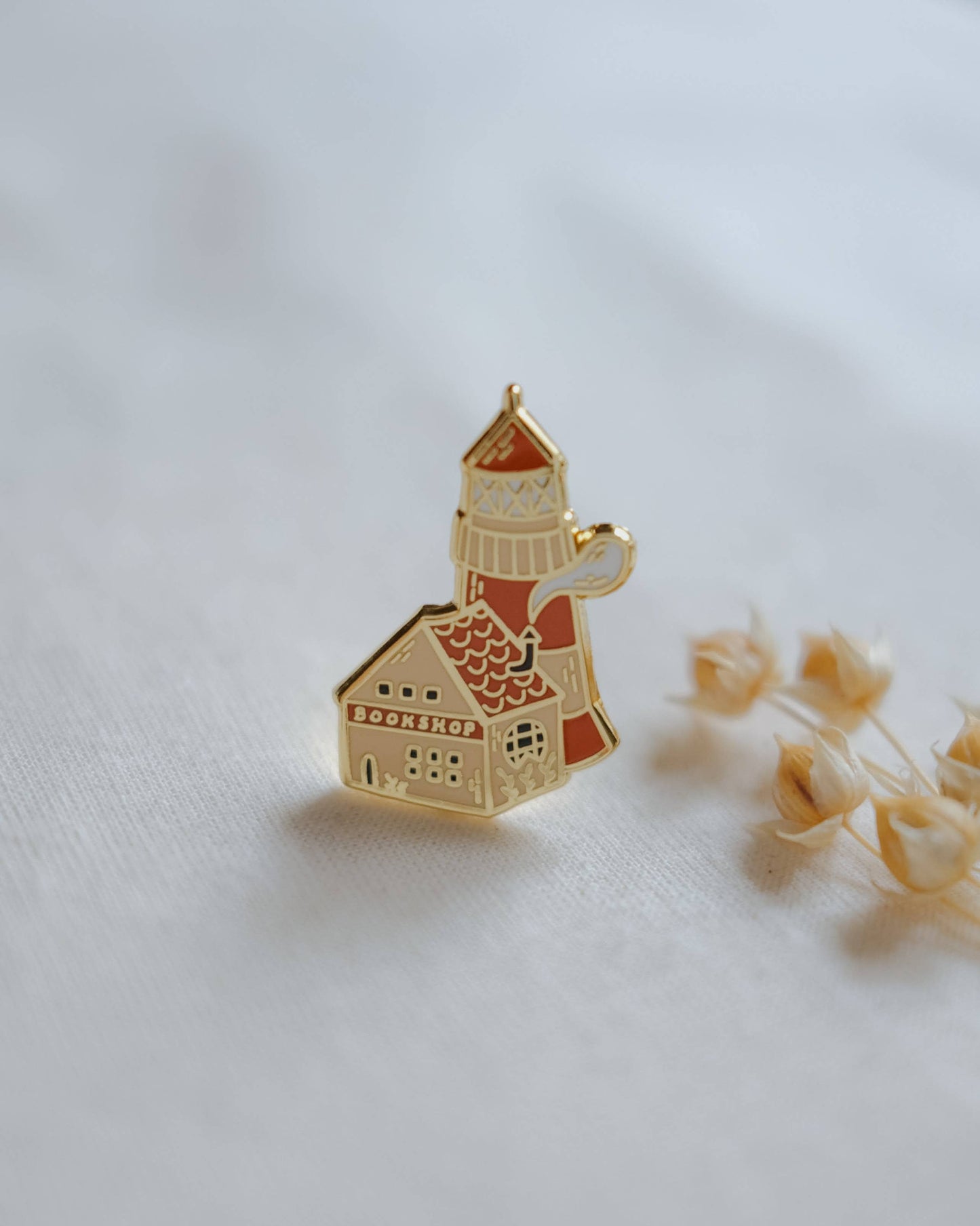 Justine Gilbuena - Enamel Pin - Lighthouse Bookshop