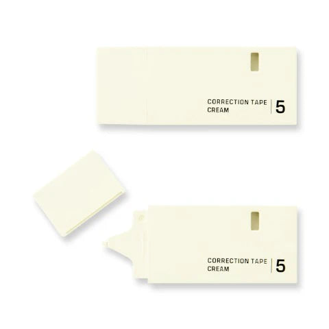 Midori Paper Correction Tape - 5mm - Cream