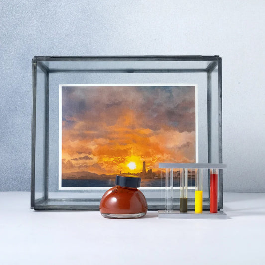 Kakimori Ink - Colour Specimen 223 - Sky at 5pm