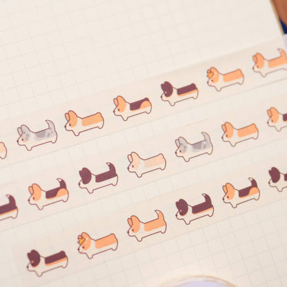 Thousand Skies - Washi Tape - Corgi March