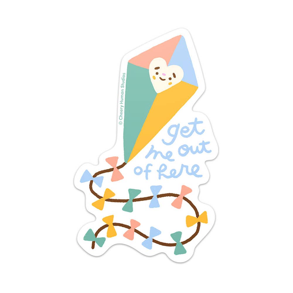 Cheery Human Studios - "Get Me Out of Here" Vinyl Sticker