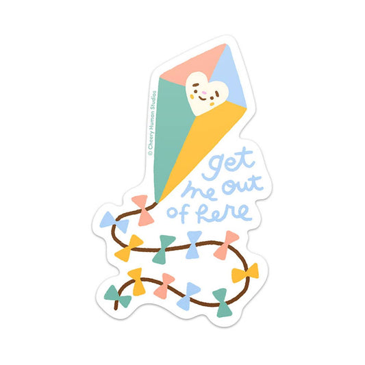 Cheery Human Studios - "Get Me Out of Here" Vinyl Sticker