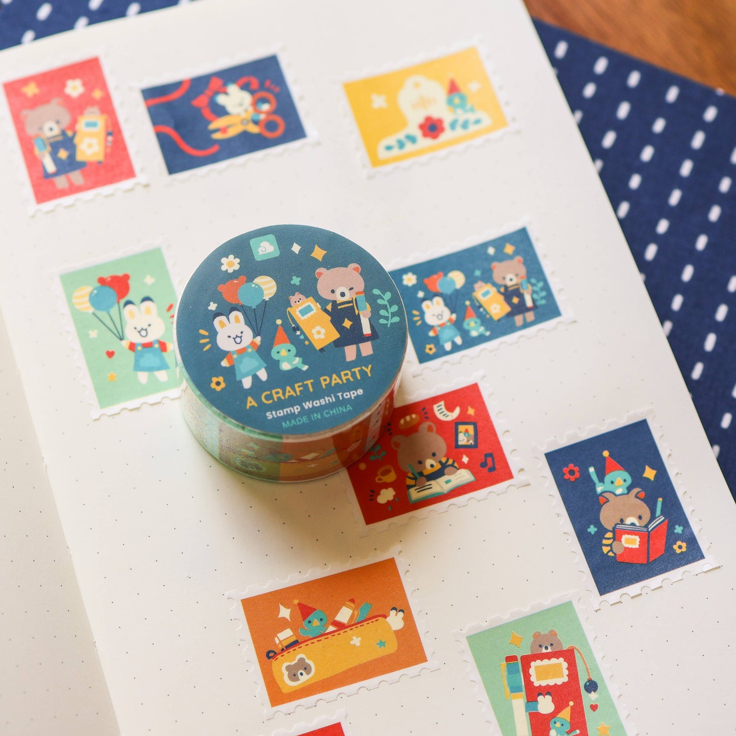 Thousand Skies - Stamp Washi Tape - A Craft Party