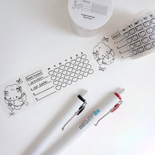 Atelier By Jo - Writable Washi Tapes - Habit Tracker