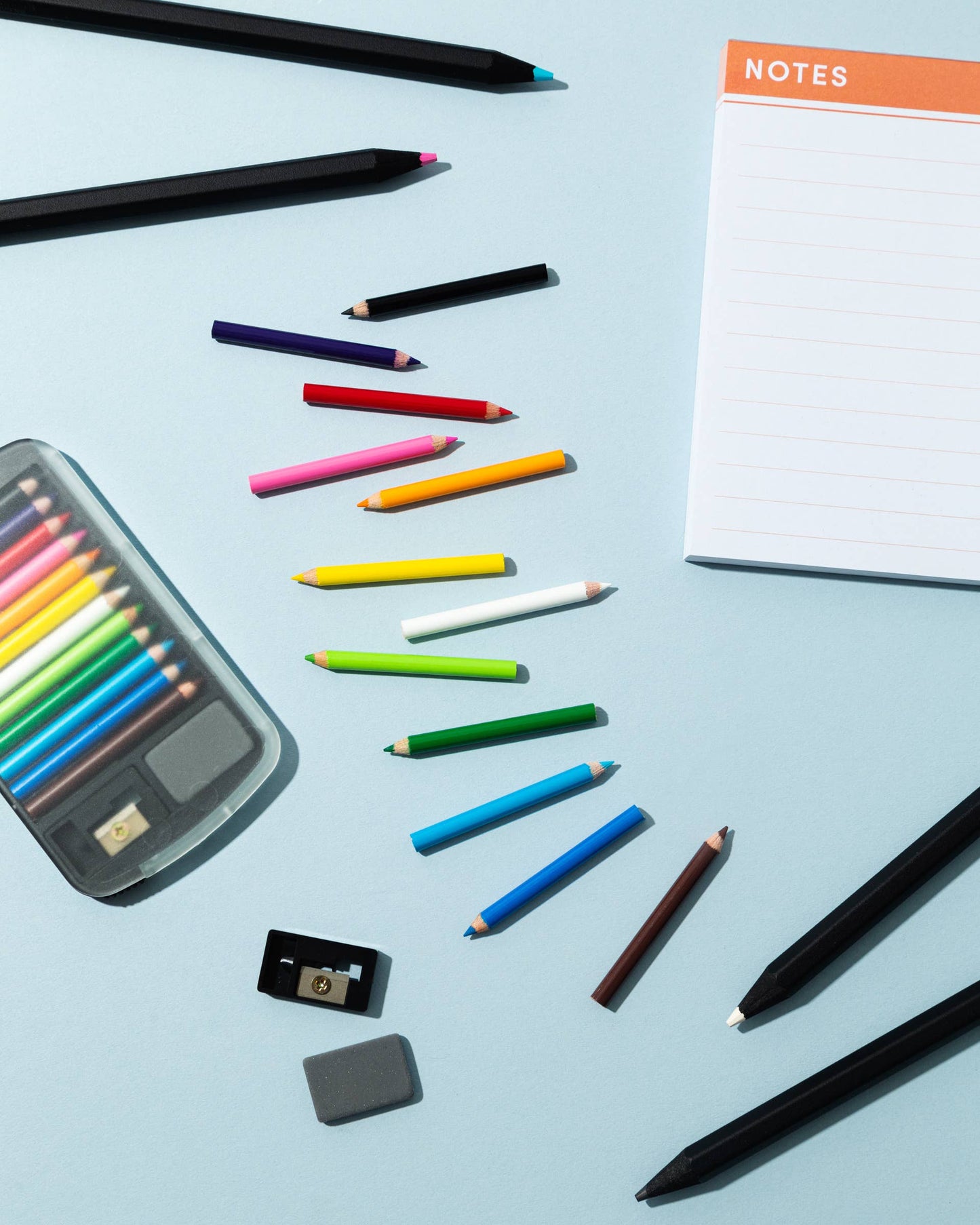 NAKABAYASHI Stationery - Mini Color Pencils - 12 Color Set