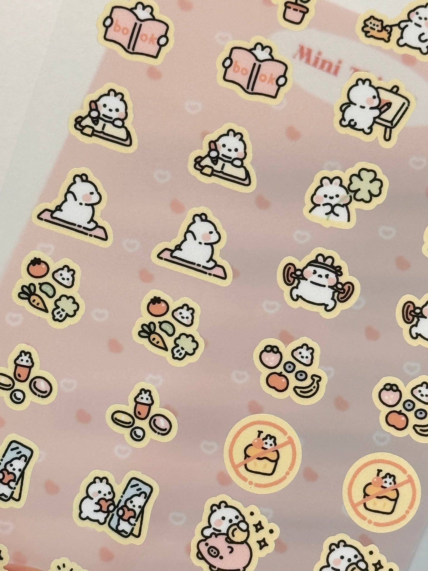 2jingis2jing - Sticker Sheet - Bunny Mini Things