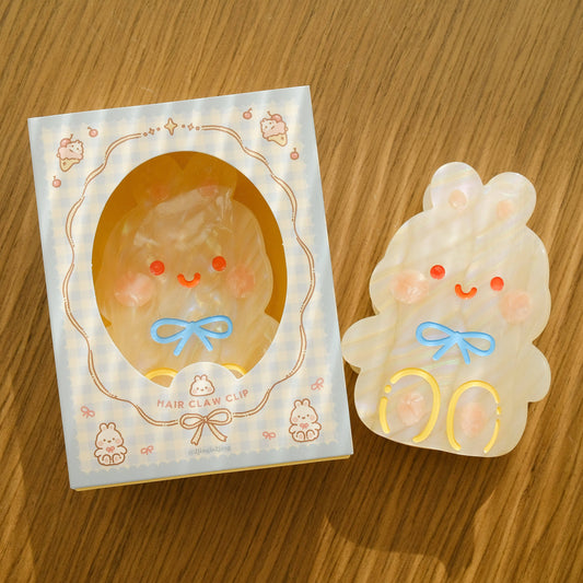 2jingis2jing - Bunny Hair Claw Clip