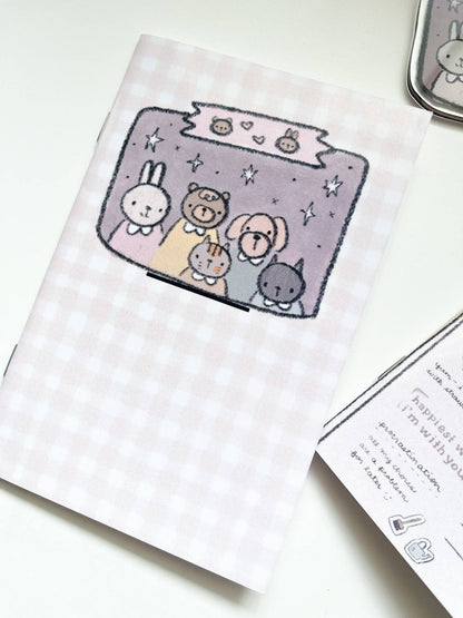 Kuboandlucy Stationery Co - A6 Sticker Release Book - Friends