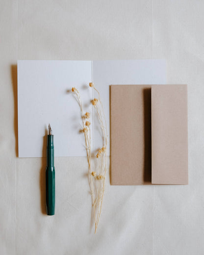 Justine Gilbuena - Greeting Card - Coffee Cat (Gray)