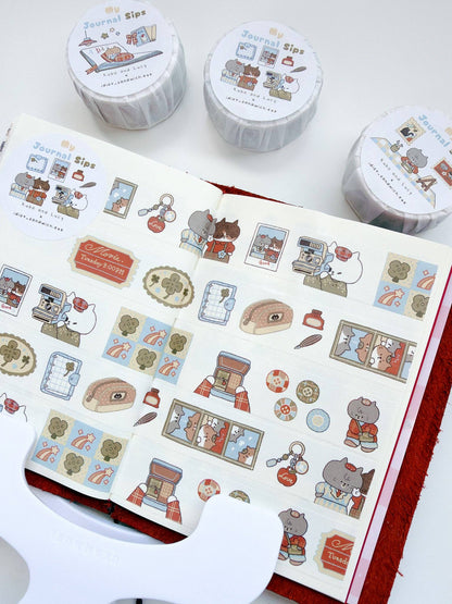 Kuboandlucy x Idiot Sandwich Washi Tape - My Journal Sips - Polaroid