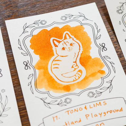 Thousand Skies - Ink Cards - Neighborhood Cats